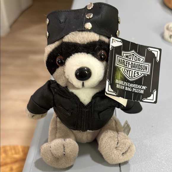 Harley-Davidson | Toys | Vintage Harleydavidson Gray And Black Raccoon ...